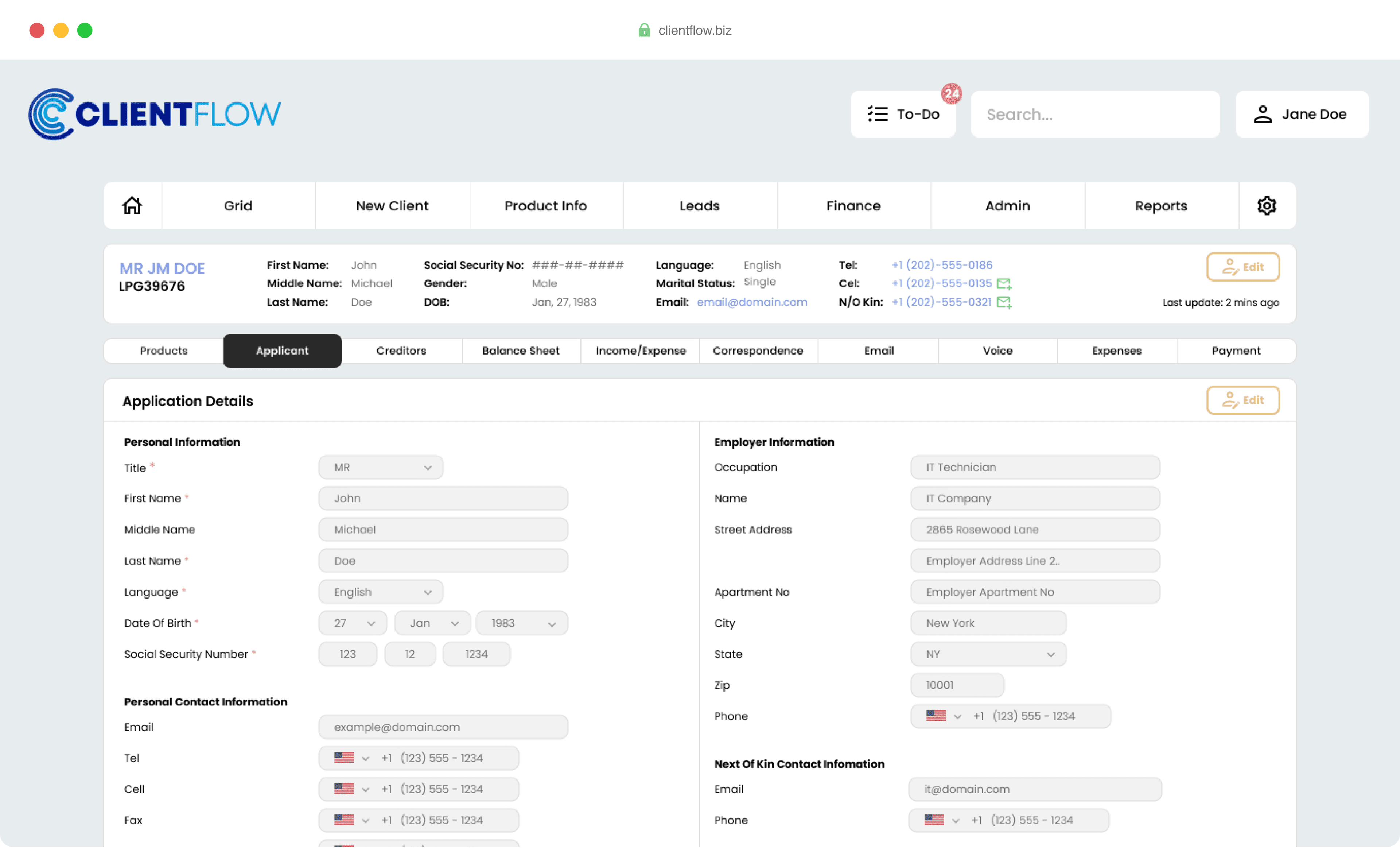 Document archive and SignSure electronic signature flow